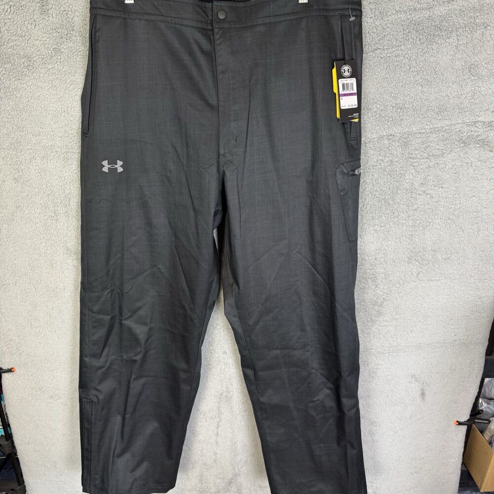 NWT Under Armour Pants Men's XXL Black Storm Team Water Repellent NWT